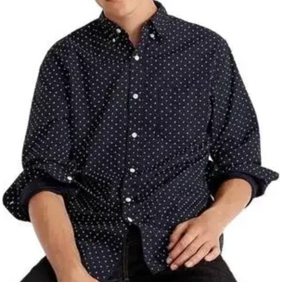 J. Crew Other - J. Crew Secret Wash Cotton Poplin Shirt Button Down Classic Fit Stretch Green LT